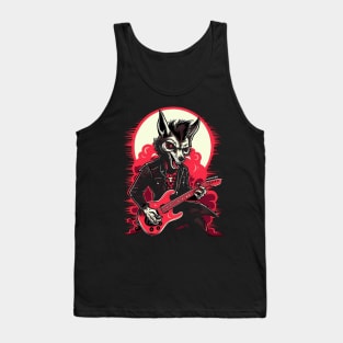 Rockabilly wolf Tank Top